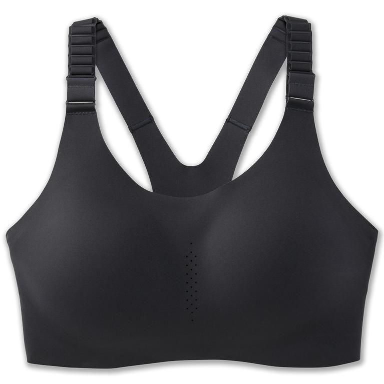 Brooks Dare Racerback 2.0 NZ - Women's Sports Running Bra - Asphalt/DarkGey (94832-RDNU)